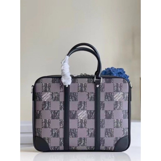 Replica Louis Vuitton Studio Cartella Damier Graphite Canvas N50072