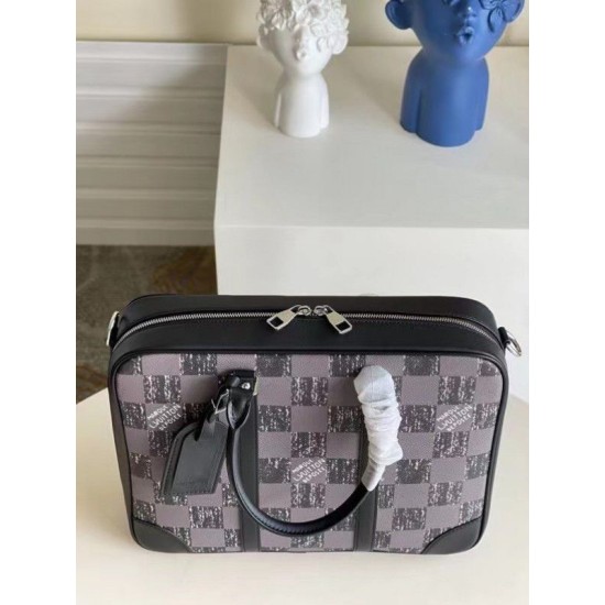 Replica Louis Vuitton Studio Cartella Damier Graphite Canvas N50072