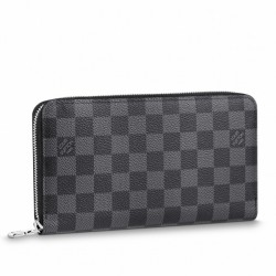 Replica Louis Vuitton Zippy Organizer Damier Graphite N60111