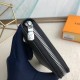 Replica Louis Vuitton Zippy Organizer Damier Graphite N60111