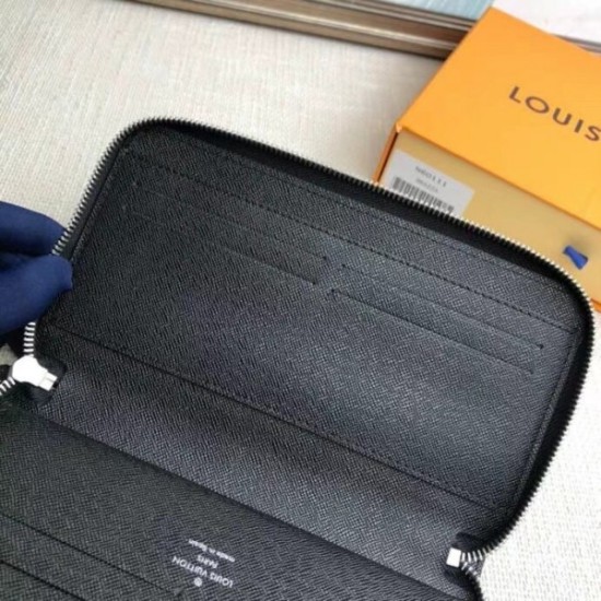 Replica Louis Vuitton Zippy Organizer Damier Graphite N60111