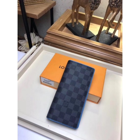 Replica Louis Vuitton Brazza Portafoglio Damier Graphite N64430