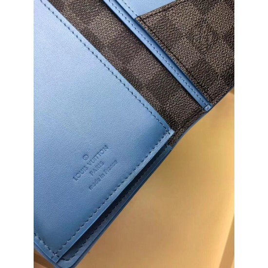 Replica Louis Vuitton Brazza Portafoglio Damier Graphite N64430