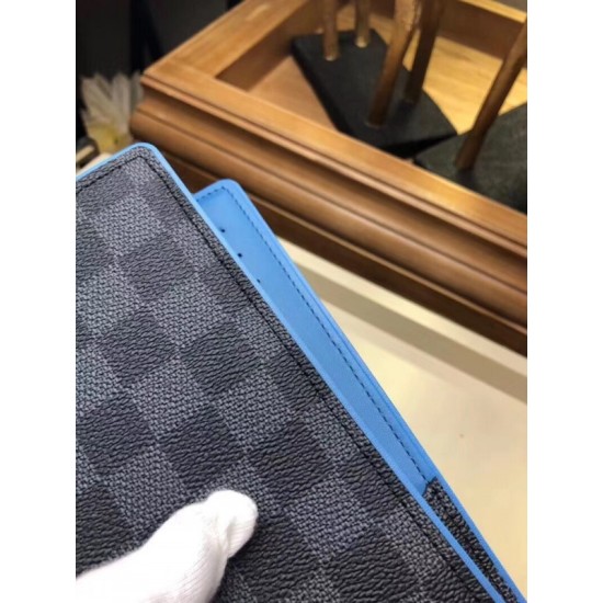 Replica Louis Vuitton Brazza Portafoglio Damier Graphite N64430