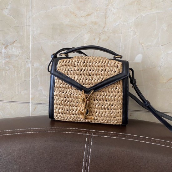 Replica Borsa a mano media Cassandra YSL Saint Laurent