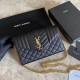 Replica YSL Saint Laurent Portafoglio Woc con catena a busta monogramma Bianco