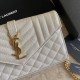 Replica YSL Saint Laurent Portafoglio Woc con catena a busta con monogramma nero Replica YSL Saint Laurent Portafoglio Woc con catena a busta con monogramma nero