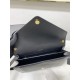 Replica Borsa YSL Saint Laurent gaby Satchel trapuntata in pelle di agnello nera
