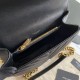 Replica YSL Saint Laurent Borsa a tracolla media con busta Kate Chain Mix Matelasse Black Gold