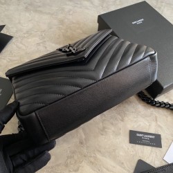 Replica YSL Saint Laurent Borsa a tracolla media con busta Kate Chain Mix Matelasse Nero Replica YSL Saint Laurent Borsa a tracolla media con busta Kate Chain Mix Matelasse Nero