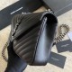 Replica Borsa a tracolla YSL Saint Laurent Medium Envelope Kate Chain Mix Matelasse Nero Argento Replica Borsa a tracolla YSL Saint Laurent Medium Envelope Kate Chain Mix Matelasse Nero Argento
