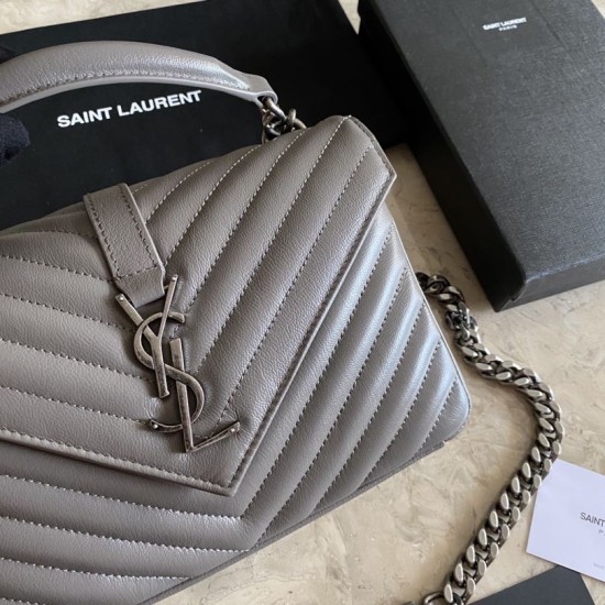 Replica Borsa a tracolla YSL Saint Laurent Medium Envelope Kate Chain Mix Matelasse Grey Replica Borsa a tracolla YSL Saint Laurent Medium Envelope Kate Chain Mix Matelasse Grey