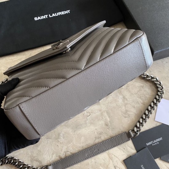Replica Borsa a tracolla YSL Saint Laurent Medium Envelope Kate Chain Mix Matelasse Grey Replica Borsa a tracolla YSL Saint Laurent Medium Envelope Kate Chain Mix Matelasse Grey