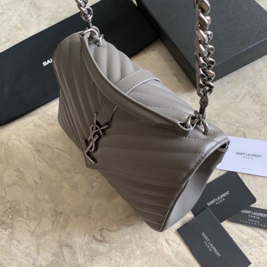 Replica Borsa a tracolla YSL Saint Laurent Medium Envelope Kate Chain Mix Matelasse Grey Replica Borsa a tracolla YSL Saint Laurent Medium Envelope Kate Chain Mix Matelasse Grey