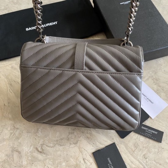 Replica Borsa a tracolla YSL Saint Laurent Medium Envelope Kate Chain Mix Matelasse Grey Replica Borsa a tracolla YSL Saint Laurent Medium Envelope Kate Chain Mix Matelasse Grey