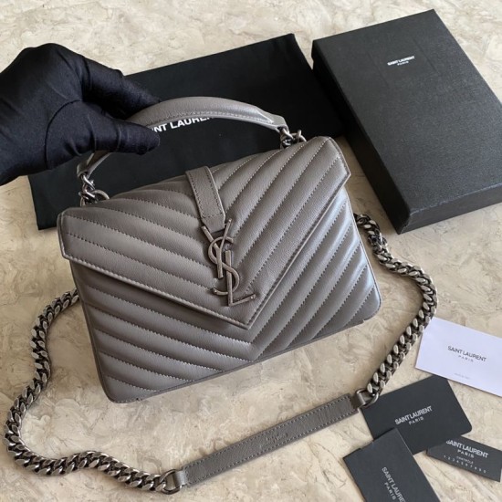 Replica Borsa a tracolla YSL Saint Laurent Medium Envelope Kate Chain Mix Matelasse Grey Replica Borsa a tracolla YSL Saint Laurent Medium Envelope Kate Chain Mix Matelasse Grey