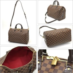 Replica Speedy 35 Damier Ebene Con Tracolla N41182