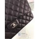 Replica Classic Jumbo Maxi Flap Borse A58601 Pelle di caviale nera