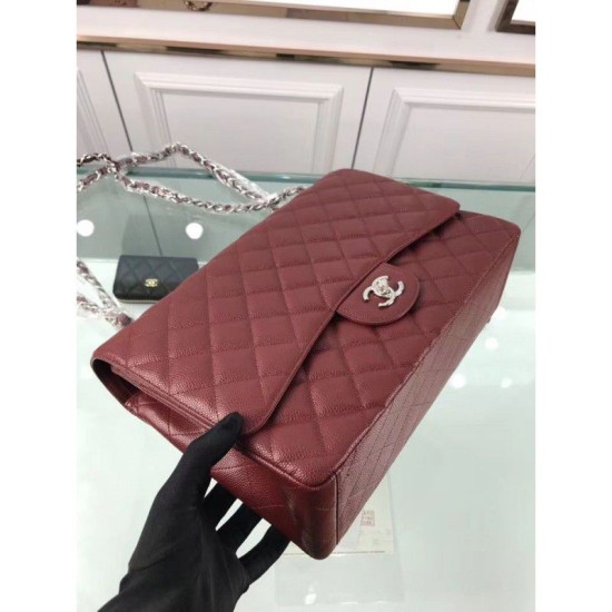 Replica Classic Jumbo Maxi Flap Borse A58601 Clarinetto in pelle di caviale Replica Classic Jumbo Maxi Flap Borse A58601 Clarinetto in pelle di caviale