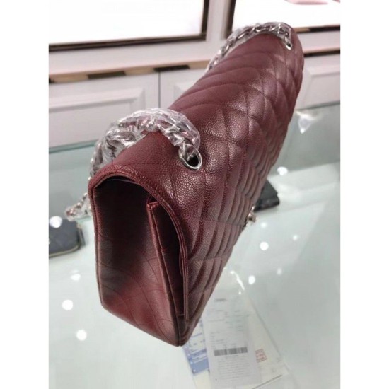 Replica Classic Jumbo Maxi Flap Borse A58601 Clarinetto in pelle di caviale Replica Classic Jumbo Maxi Flap Borse A58601 Clarinetto in pelle di caviale
