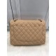 Replica Classic Jumbo Maxi Flap Borse A58601 in pelle caviale Albicocca