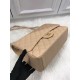 Replica Classic Jumbo Maxi Flap Borse A58601 in pelle caviale Albicocca