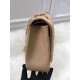 Replica Classic Jumbo Maxi Flap Borse A58601 in pelle caviale Albicocca