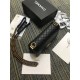 Replica Boy Flap Borse in vitello stampato A67086 Black Bronze Hardware