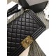 Replica Boy Flap Borse in vitello stampato A67086 Black Bronze Hardware