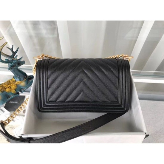 Replica Borsa Le Boy Chevron A67086 Nera