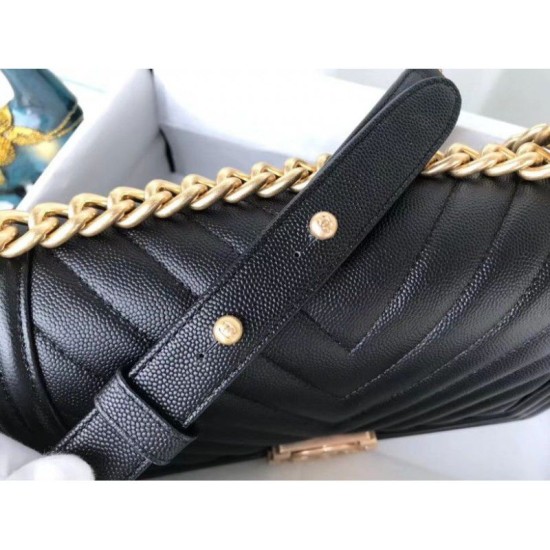 Replica Borsa Le Boy Chevron A67086 Nera