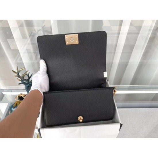 Replica Borsa Le Boy Chevron A67086 Nera