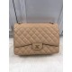 Replica Classic Jumbo Maxi Flap Borse A58601 in pelle caviale Albicocca