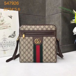 Replica Ophidia GG piccola borsa messenger 547926 Caffè scuro