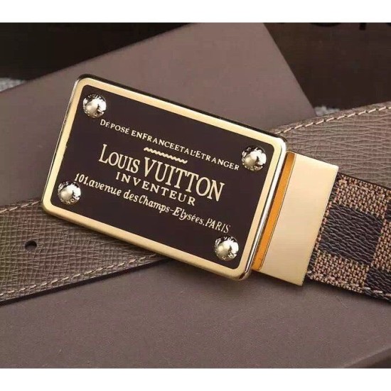 Replica Damier Ebene Inventeur Cintura reversibile M9677Q