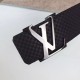 Replica Initiales Cinture in pelle scamosciata M6875T Uomo