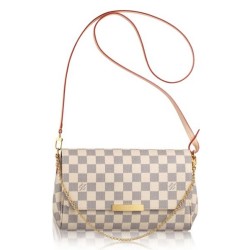 Replica Borse Favorite MM Damier Azur N41275