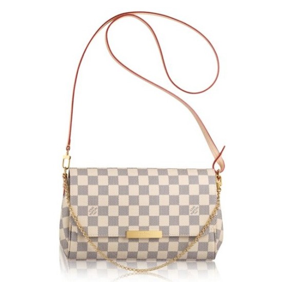 Replica Borse Favorite MM Damier Azur N41275