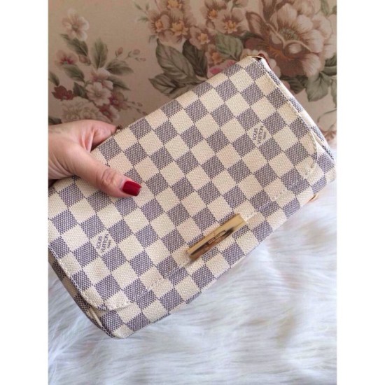 Replica Borse Favorite MM Damier Azur N41275