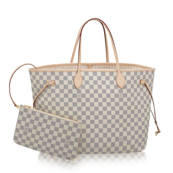 Replica Borse Neverfull GM Damier Azur N41360