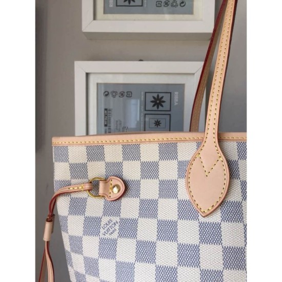 Replica Borse Neverfull GM Damier Azur N41360
