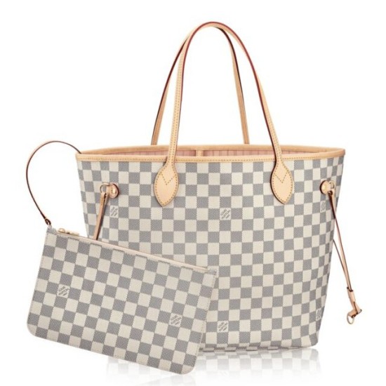 Replica Borse Neverfull MM Damier Azur N41605