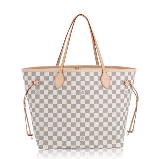 Replica Borse Neverfull MM Damier Azur N51107