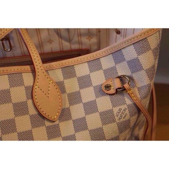 Replica Borse Neverfull MM Damier Azur N51107