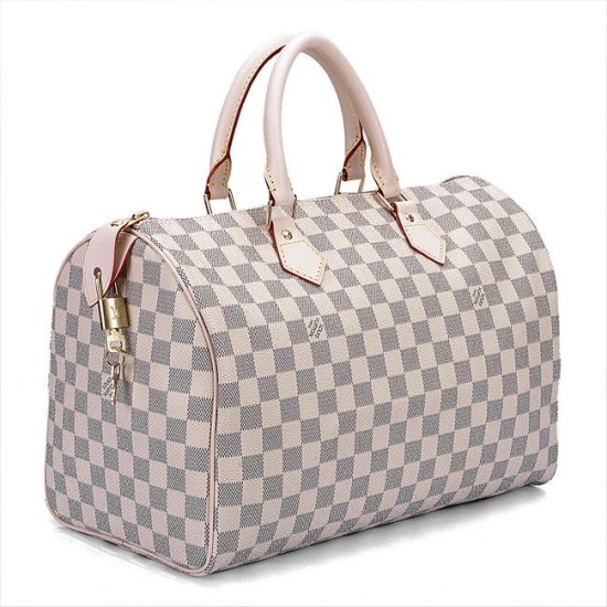 Replica Borse Speedy 35 Damier Azur N41369
