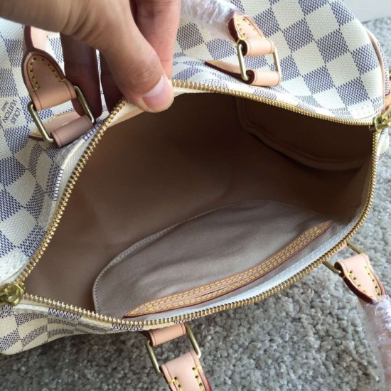Replica Borse Speedy Bandoulière 30 Damier Azur N41373