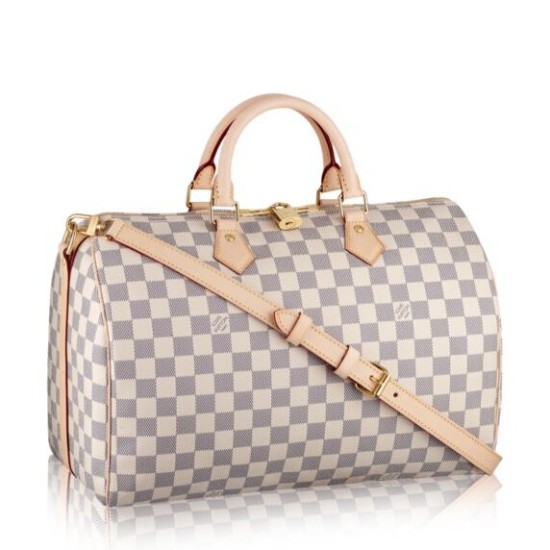 Replica Borse Speedy Bandoulière 35 Damier Azur N41372