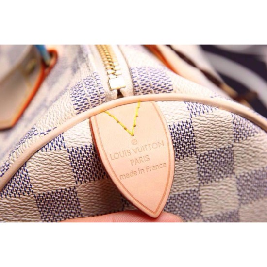 Replica Prezzo Borse Speedy 25 Damier Azur N41371