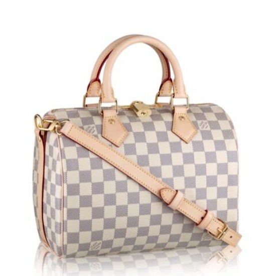 Replica Prezzo Borse Speedy Bandoulière 25 Damier Azur N41374
