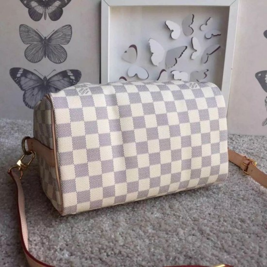 Replica Prezzo Borse Speedy Bandoulière 25 Damier Azur N41374